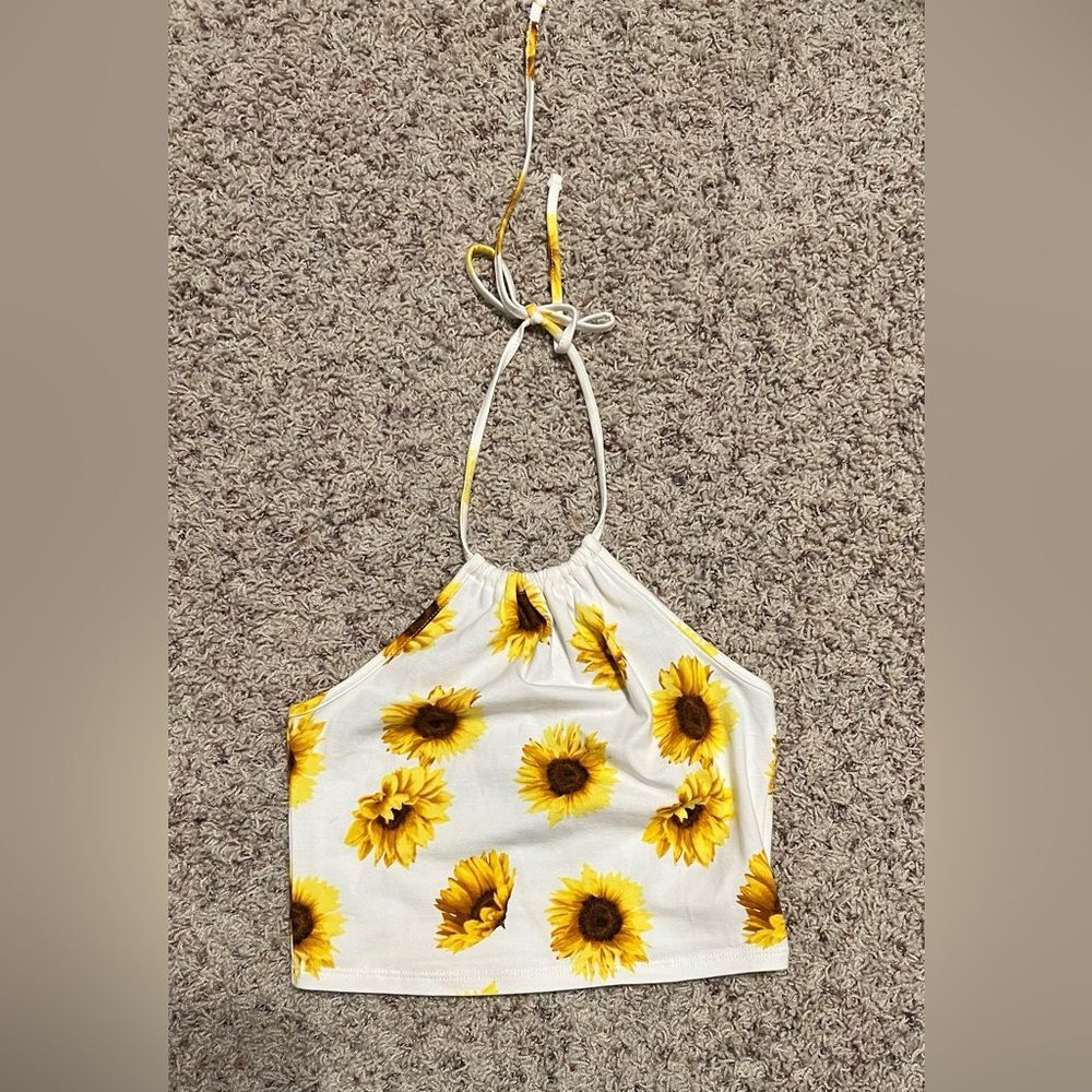 Forever 21 Small Sunflower Tank